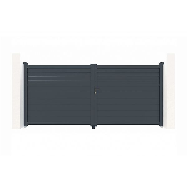 Casanoov Flügeltor Elektrisch Carpatia 350x160cm & Drehtorantrieb Bunker B5 günstig online kaufen
