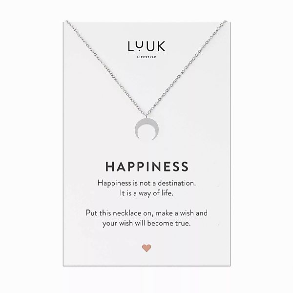 LUUK LIFESTYLE Kette mit Anhänger Halbmond, günstig online kaufen