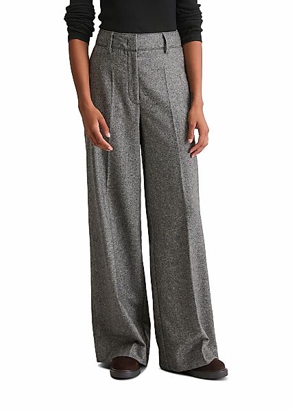 Marc OPolo Anzughose, high waist, wide fit, Wollmischung günstig online kaufen