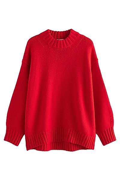 Next Stehkragenpullover Weicher Strickpullover mit Stehkragen, günstig online kaufen
