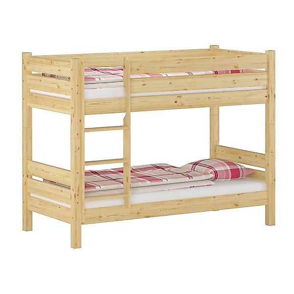 Erst-Holz Elegantes Etagenbett 100 x 190 Teilbar Nische 80 Kiefer für Erwac günstig online kaufen