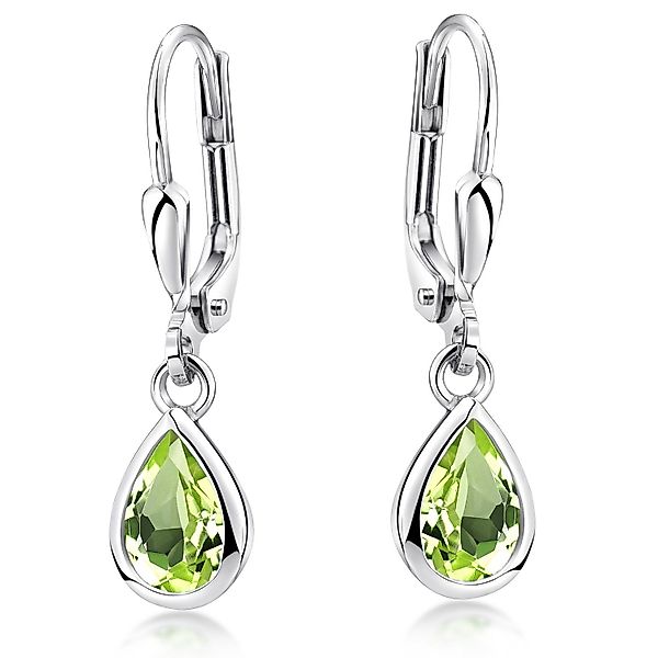 Materia Paar Ohrhänger Damen Peridot Grün günstig online kaufen