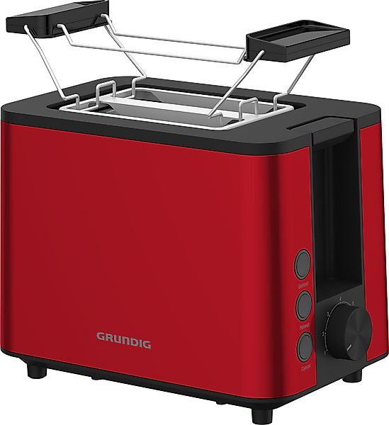Grundig Toaster "TA 8340" 2 kurze Schlitze 950 W inkl. Brötchenaufsatz günstig online kaufen