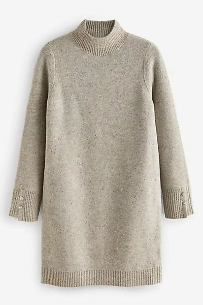 Next Strickkleid Hochgeschlossenes Pulloverkleid mit Pailletten (1-tlg) günstig online kaufen