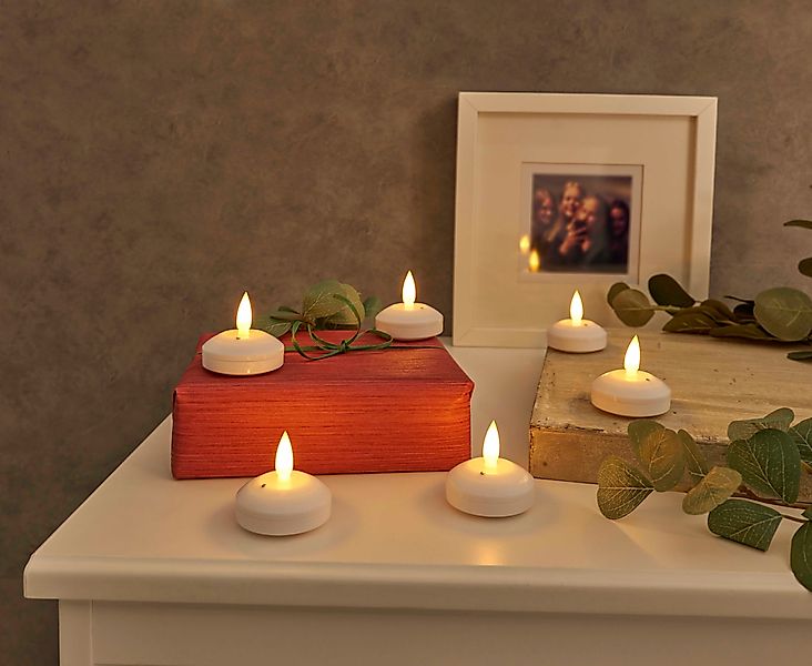 Northpoint LED-Kerze Outdoor Teelichter Warmweißes Licht günstig online kaufen