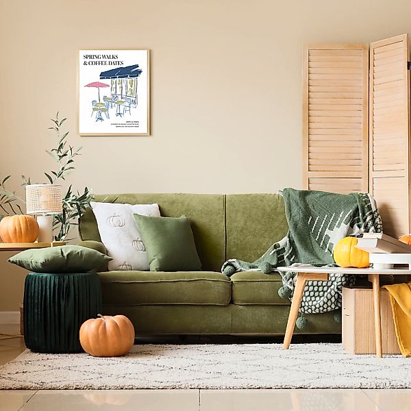 s.Oliver Kunstdruck "Kleines Cafe mit Sonnenschirm" Cafe  Fashion  Gebäude günstig online kaufen