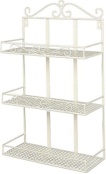 Ambiente Haus Deko-Wandregal Wandregal - antikweiss 50cm, 1-tlg. günstig online kaufen