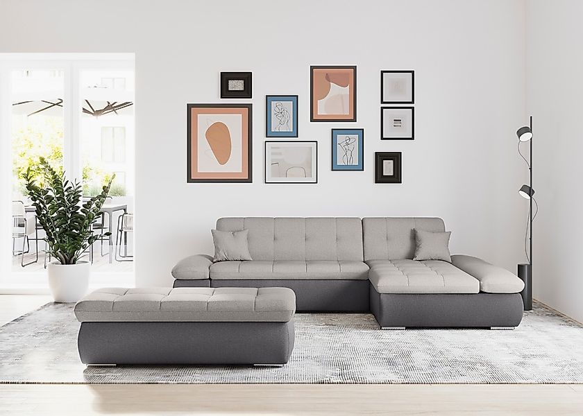 DOMO collection Ecksofa »Moric B/T/H 300/172/80 cm, auch in Cord, L-Form«, günstig online kaufen