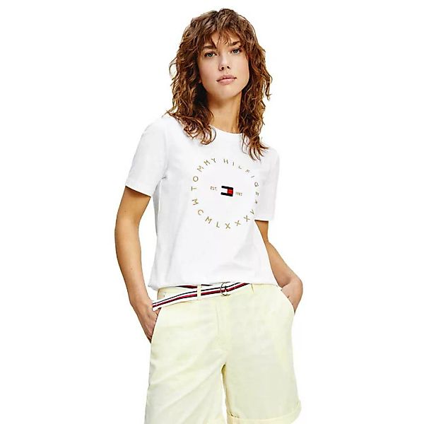 Tommy Hilfiger Regular Circle Kurzärmeliges T-shirt XL White günstig online kaufen