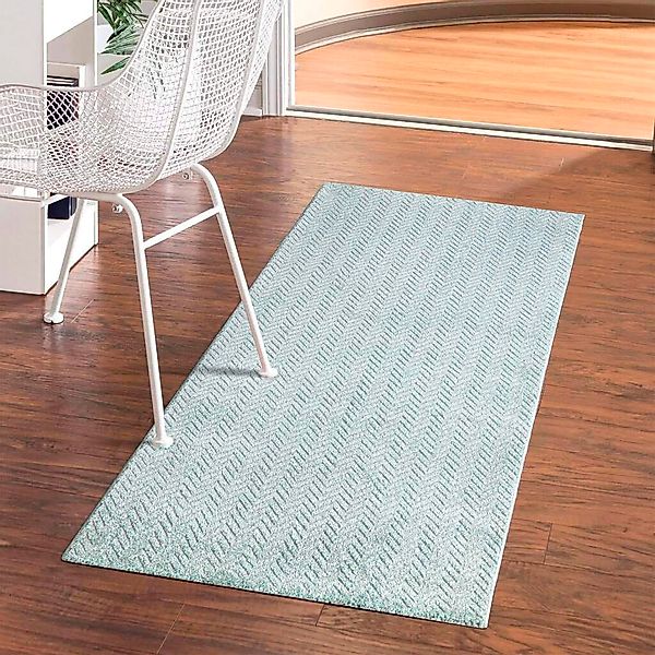 Carpet City Teppich "Friseé-Teppich FANCY805" rechteckig 12 mm Höhe Läufer, günstig online kaufen