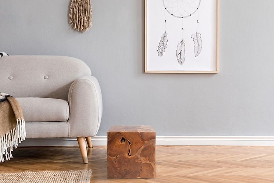 Kayoom Beistelltisch »Radix 525, hochwertiges Teakholz, Natur-Design« 1 Stk günstig online kaufen