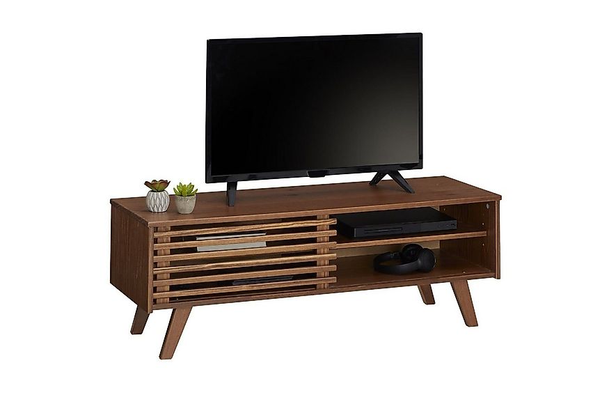 IDIMEX Lowboard SEAN, TV Lowboard 2 Fächer TV Möbel Fernsehtisch mit Schieb günstig online kaufen