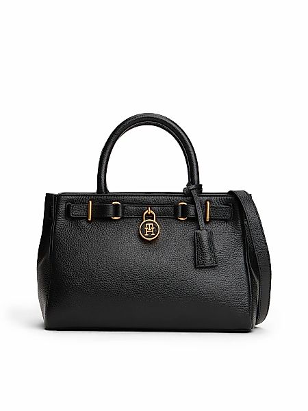 Tommy Hilfiger Henkeltasche "AMERICAN ICON MINI TOTE LEATHER", Damen Traget günstig online kaufen