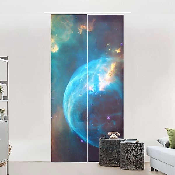 Schiebegardine NASA Fotografie Bubble Nebula günstig online kaufen