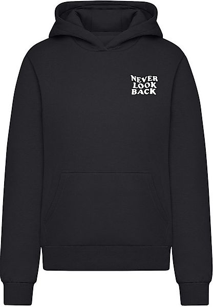 Miss Tee Kapuzensweatshirt Miss Tee Never Look Back Ladies Fluffy Hoody günstig online kaufen