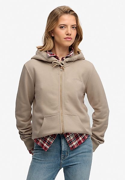 Superdry Kapuzensweatjacke "Essential Logo Ziphood Hb" günstig online kaufen