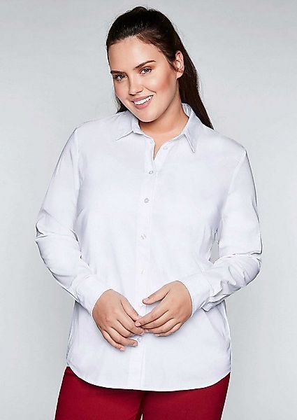 Sheego Klassische Bluse Hemdbluse Langarm günstig online kaufen