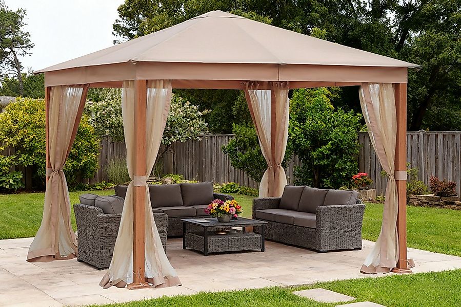 KONIFERA Pavillon Cádiz, mit 4 Seitenteilen, verschiedene Größen günstig online kaufen