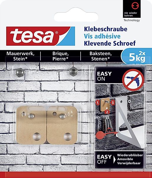 tesa Klebepad tesa Klebeschraube Traglast 5 günstig online kaufen