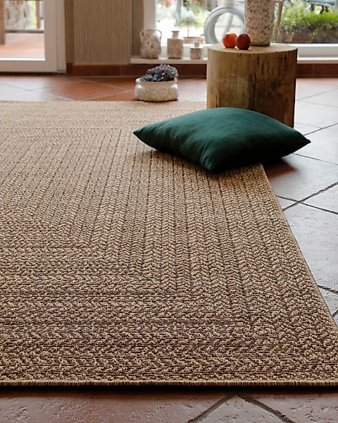 Wecon home Teppich "Layo" rechteckig 6 mm Höhe Flachgewebe, wetterfest, geo günstig online kaufen