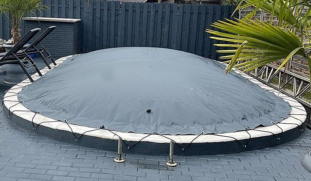 AirDeluxe Pool-Abdeckplane Ovale aufblasbare Poolplanen Schwimmbad günstig online kaufen