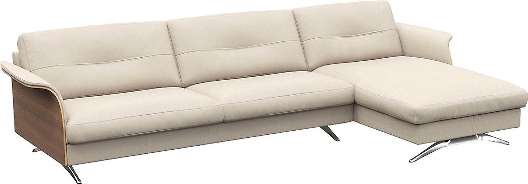 FLEXLUX Ecksofa »Glow Designsofa, bequem und komfortabel durch hochwertigen günstig online kaufen