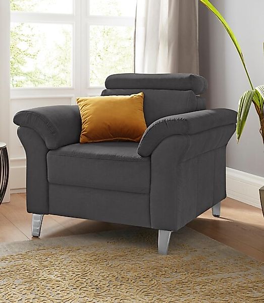 sit&more Sessel »Arngast« inklusive Federkern und Kopfteilverstellung günstig online kaufen