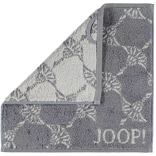 JOOP! Cornflower 1611 - Farbe: Anthrazit - 77 - Seiflappen 30x30 cm günstig online kaufen