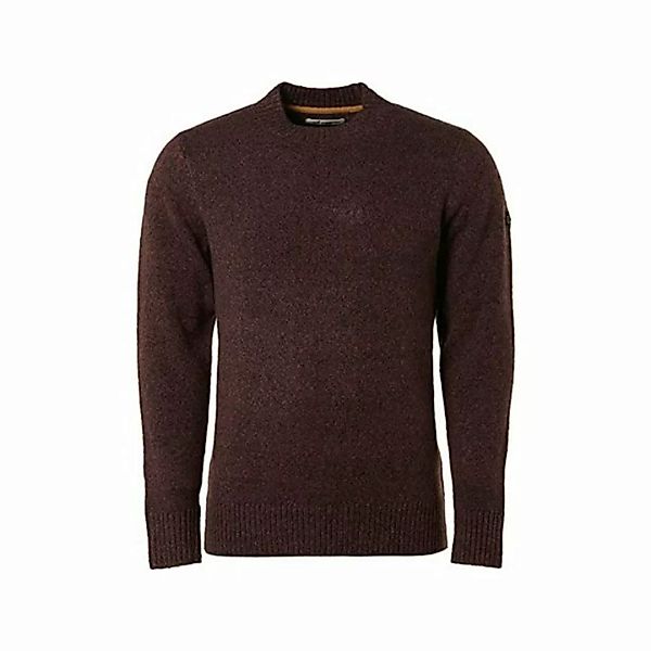 NO EXCESS V-Ausschnitt-Pullover braun regular fit (1-tlg) günstig online kaufen