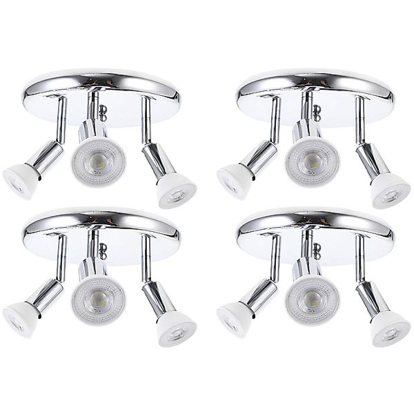BlingBin Deckenstrahler 3 Flammig GU10 Deckenleuchte günstig online kaufen