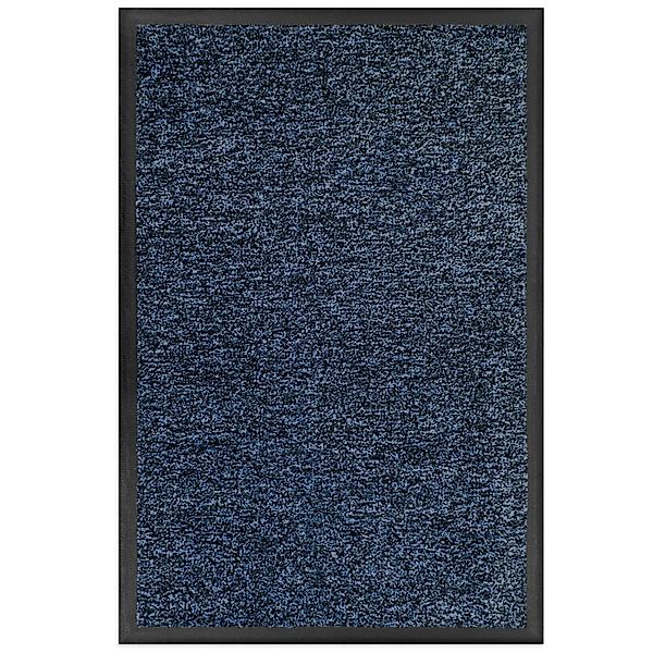 Floordirekt Schmutzfangmatte Space 205 Rutschfest TPE-Rücken Blau 120 x 180 günstig online kaufen