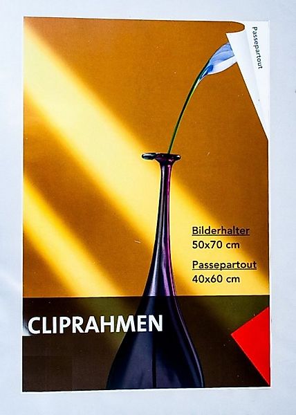 BURI Bilderrahmen Cliprahmen 50x70cm Bilderrahmen Fotorahmen Wandbilderrahm günstig online kaufen