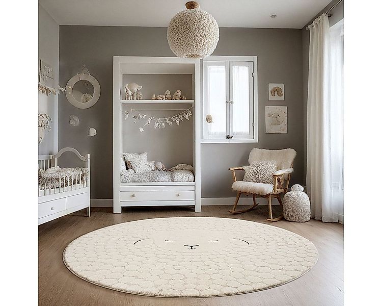 the carpet Teppich Elisa Kids, rund, Höhe: 12 mm, Kids Kinderzimmer Teppich günstig online kaufen