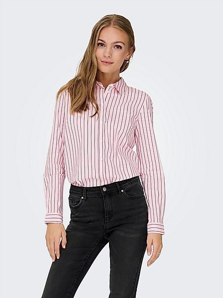 JDY Hemdbluse JDYMIO L/S SHIRT WVN NOOS unifarben oder gestreift günstig online kaufen