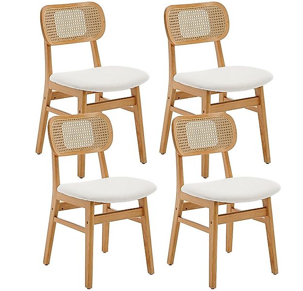 WAHSON OFFICE CHAIRS Esszimmerstuhl Rattansessel 2/4er Set, Küchenstuhl günstig online kaufen