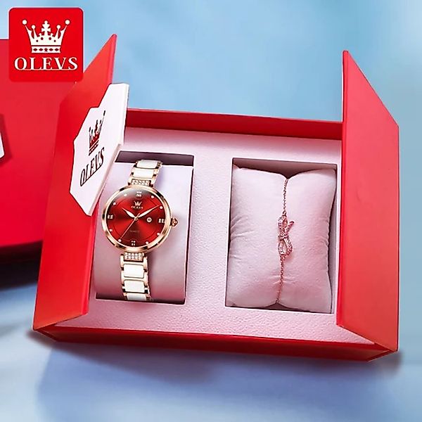 Tidy Quarzuhr Ostern Muttertag Olevs Geschenkset günstig online kaufen