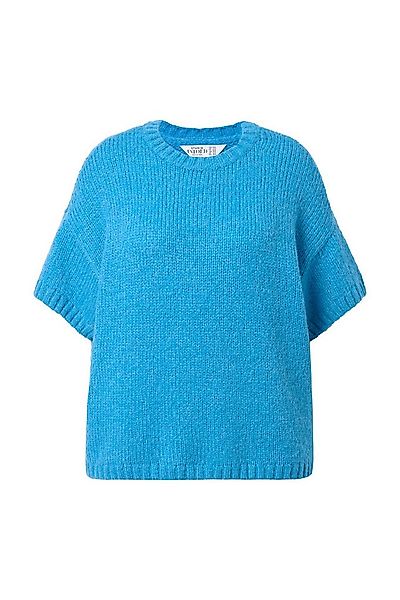 Studio Untold Strickpullover Pullover Oversize Shape Fancy-Strick Halbarm günstig online kaufen
