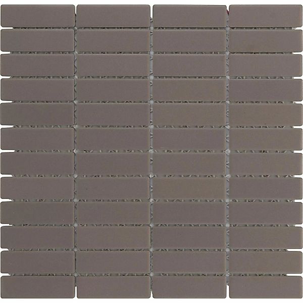 Mosaikmatte Keramik Antislip Grey, matt 28,6 cm x 29,5 cm günstig online kaufen