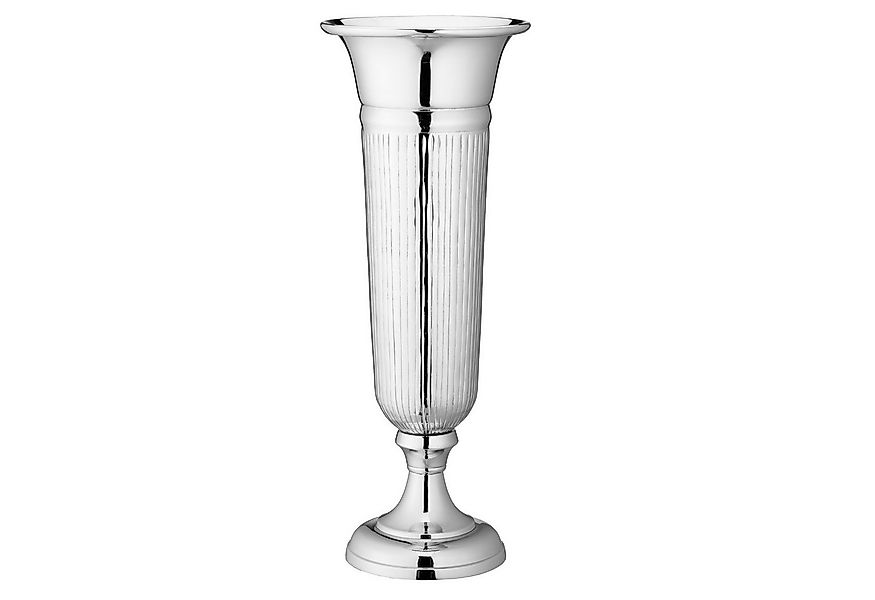 HAC24 Bodenvase XL Blumenvase Metall Deko Amphore Groß Vase Alu Dekovase (1 günstig online kaufen