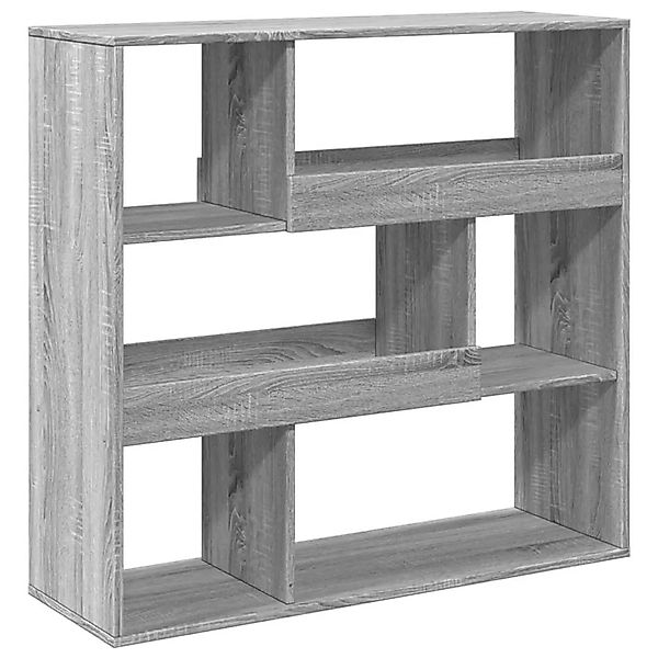 vidaXL Bücherregal/Raumteiler Grau Sonoma 100x33x94,5 cm 854441 günstig online kaufen
