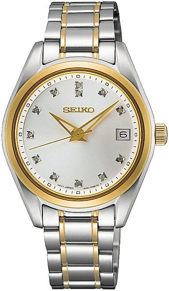 Seiko Quarzuhr SUR582P1, Armbanduhr, Damenuhr, Edelstahlarmband, günstig online kaufen