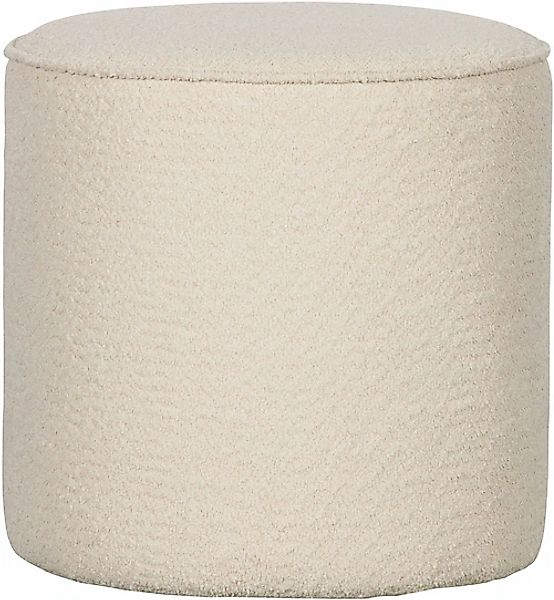 WOOOD Hocker »Sara«, weich gepolstert, runde Form, H 46 cm x Ø 46 cm günstig online kaufen