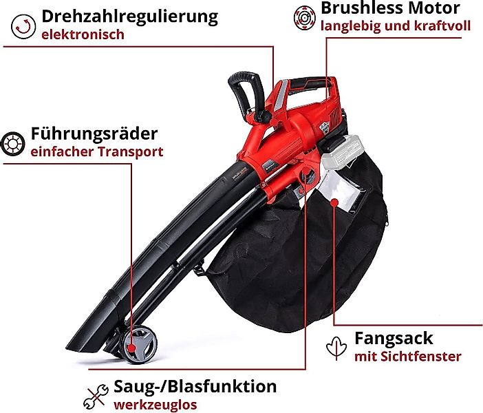 Einhell Akku-Laubbläser Einhell Akku-Laubsauger Laubbläser GE-CL günstig online kaufen