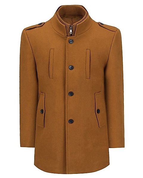 Allthemen Wollmantel Herren Kurzer Wintermantel mit abnehmbarem Innenfutter günstig online kaufen