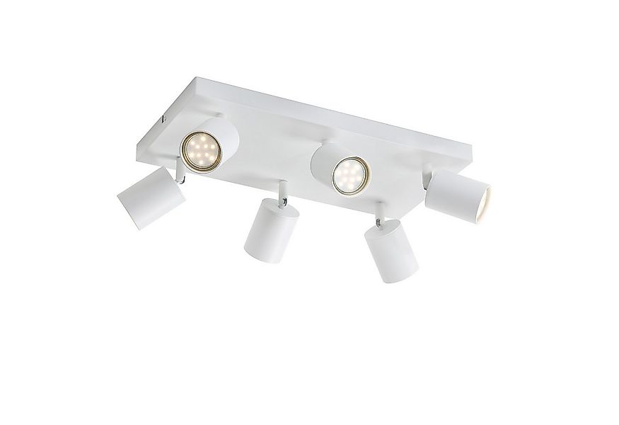 ZMH LED Deckenstrahler 6 Flammig Modern GU10 Spots 330° Schwenkbar Deckensp günstig online kaufen