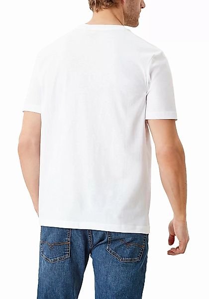 s.Oliver T-Shirt mit Frontlogoprint günstig online kaufen