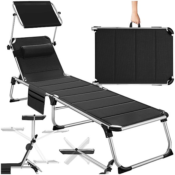 tectake Gartenliege Sonnenliege, 1 St., Sonnenliege günstig online kaufen