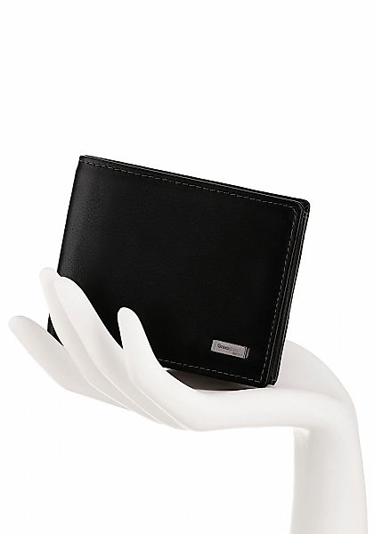 GreenLand Nature Geldbörse Black Nappa, aus günstig online kaufen