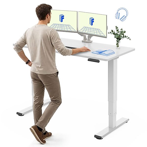 FLEXISPOT Schreibtisch Elektrisch Höhenverstellbarer Schreibtisch EC5 günstig online kaufen