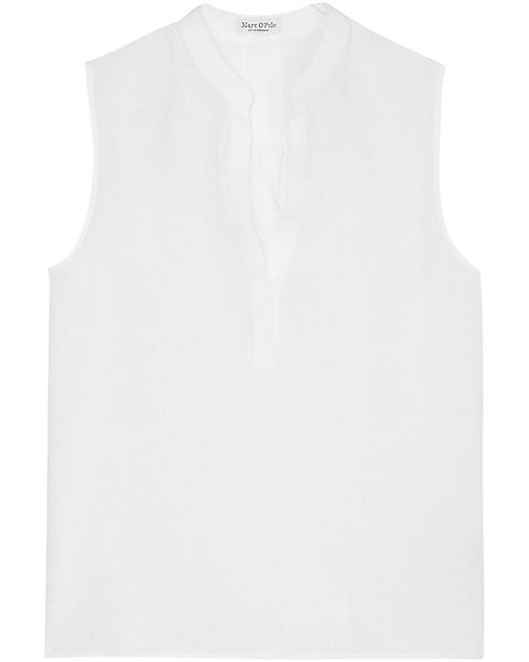 Marc O'Polo Blusentop V-Bluse ohne Arm günstig online kaufen
